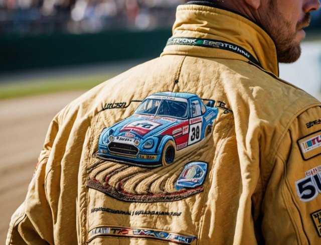 jacket embroidery racing