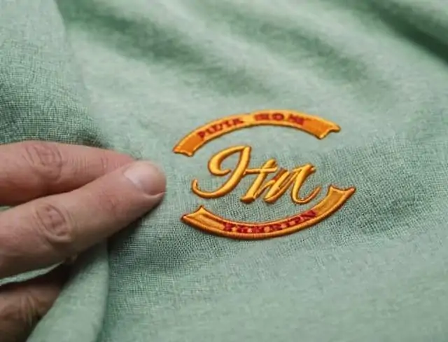 puff embroidery logo