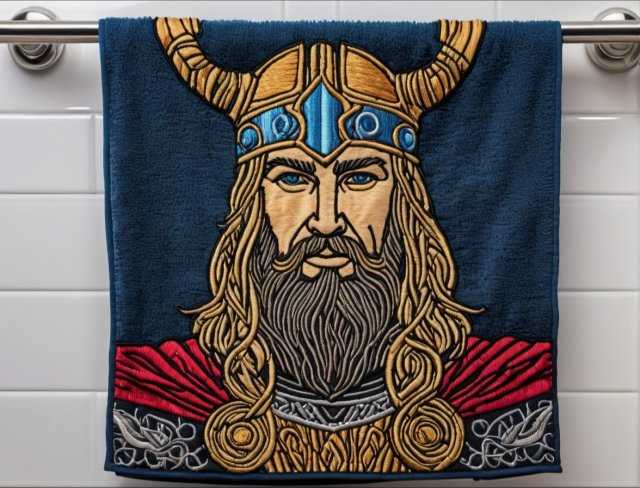 embroidered fantasy thor