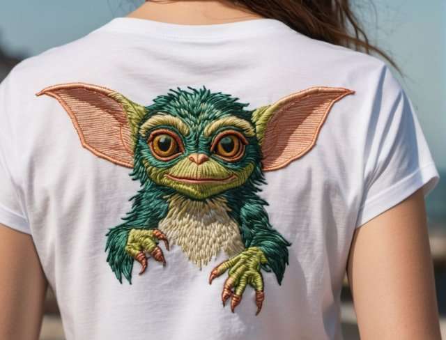 fantasy embroidery gremlin