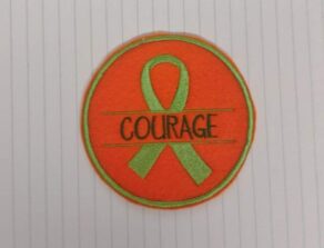 Lymphoma Awareness Ribbon Magnet - Courage