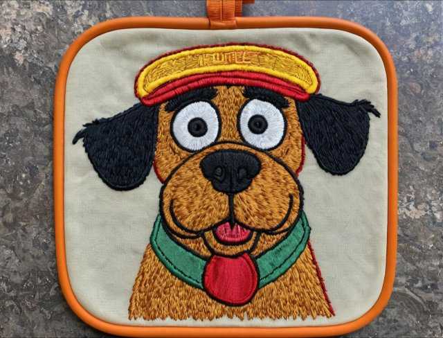 cartoon character potholder