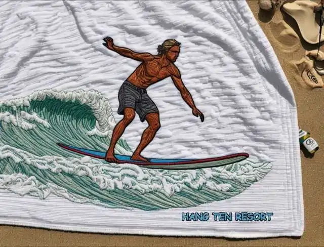 corporate gift beach towel