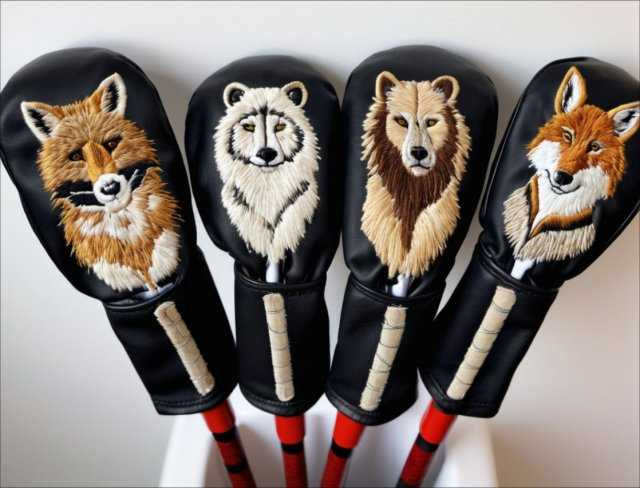 golf club head cover embroidery