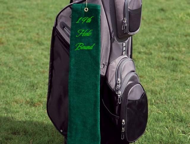 custom embroidery golf towel