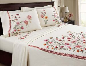 bed linen embroidery