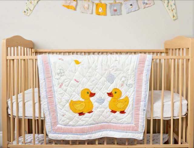 bed linen embroidery.- blanket