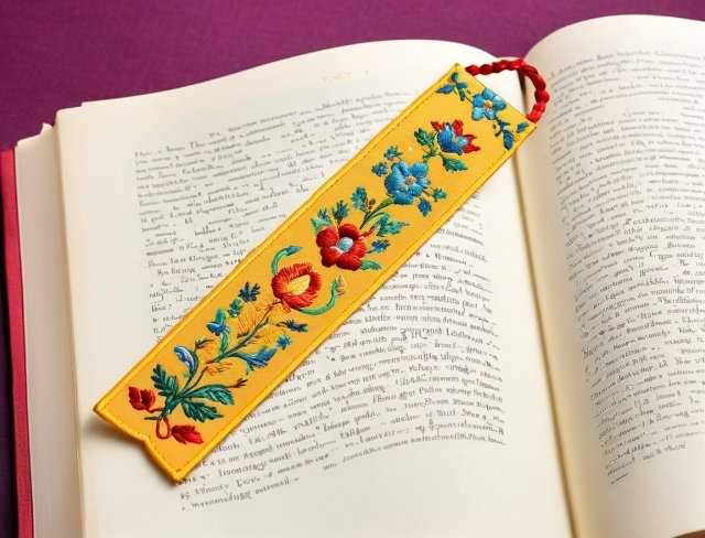 bookmark embroidery