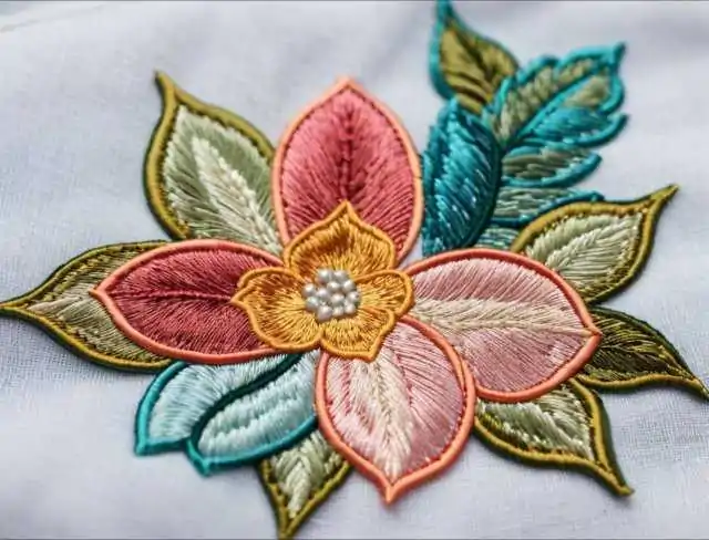 embroidered applique fancy