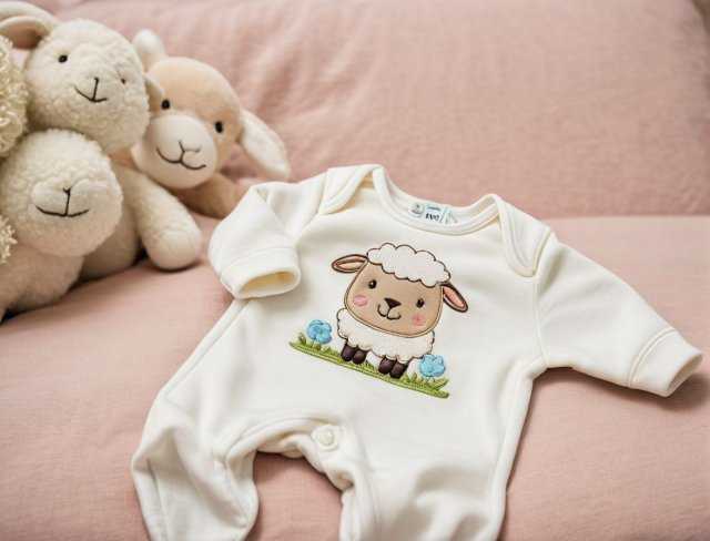 stylish embroidered baby attire