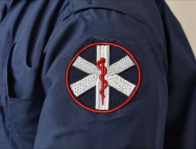 embroidered medical apparel EMT