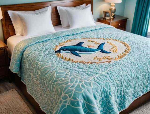 queen size blanket embroidery