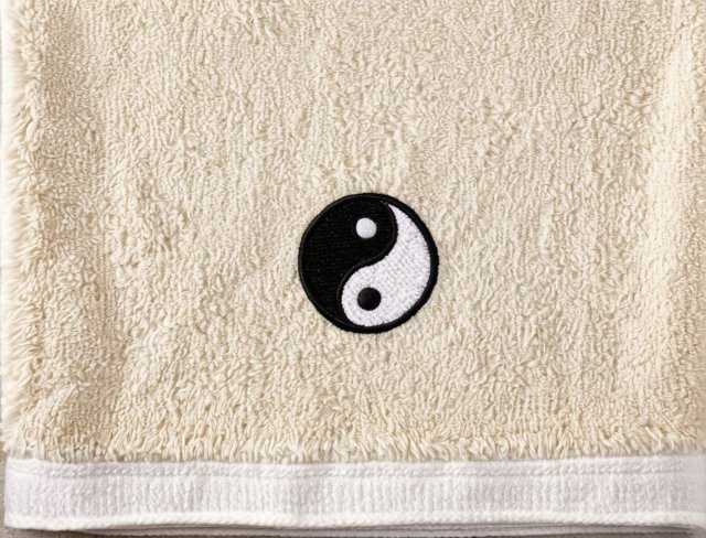 spa towel embroidery