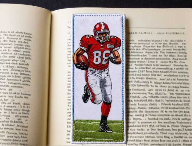 sports bookmark embroidery