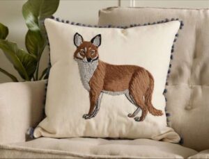 throw pillow embroidery