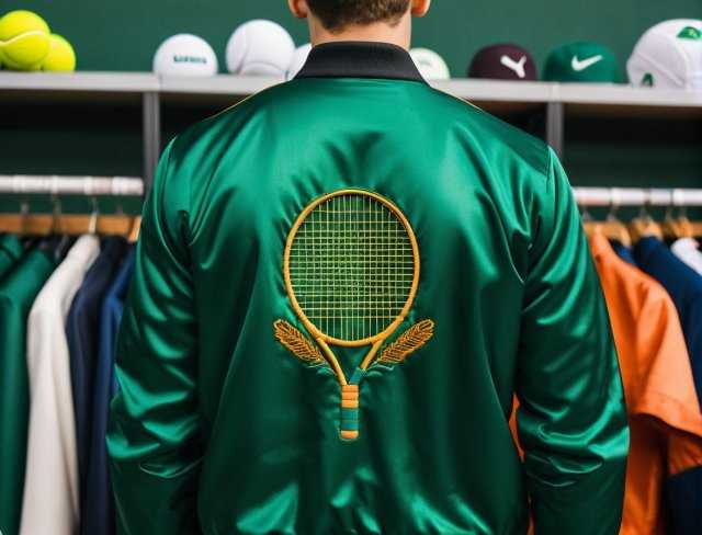 dark green satin jacket embroidery