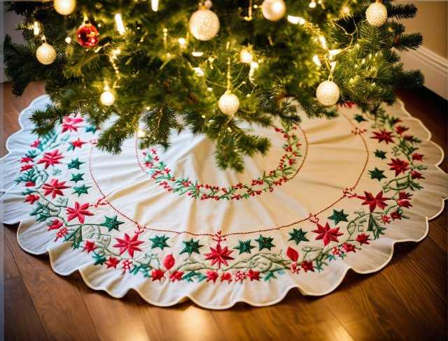 holiday decor christmas tree skirt