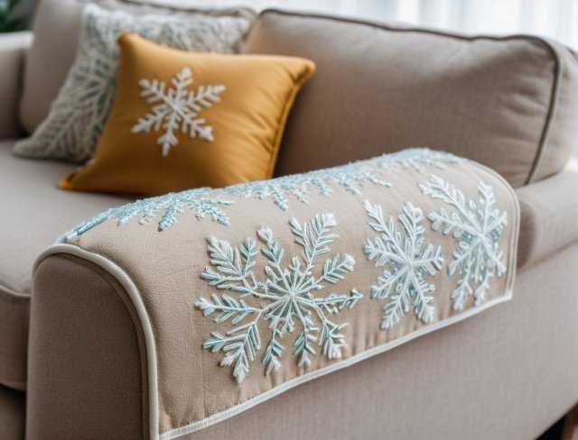 holiday decor.christmas armrest covers