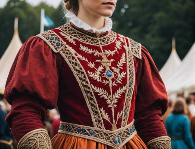 medieval costume embroidery