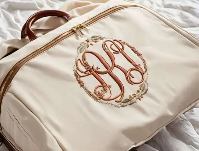 garment bag with uv resistant thread