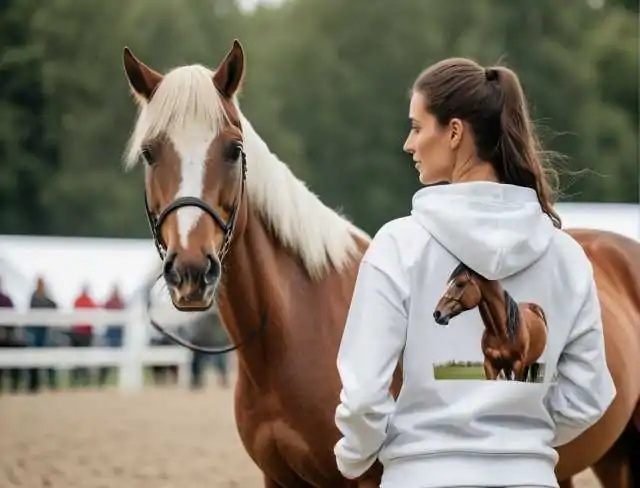 sweatshirt with uv resistant thread