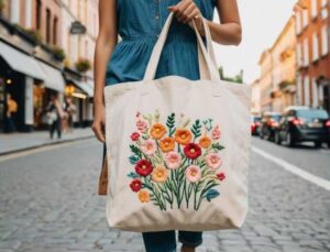 tote bag embroidery