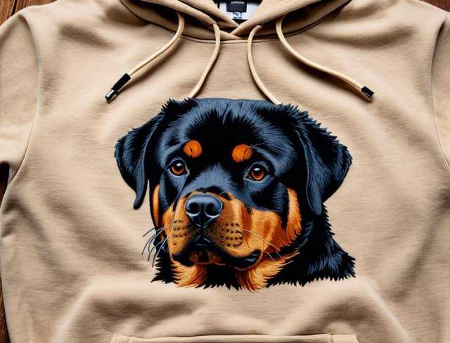 dog fur embroidery