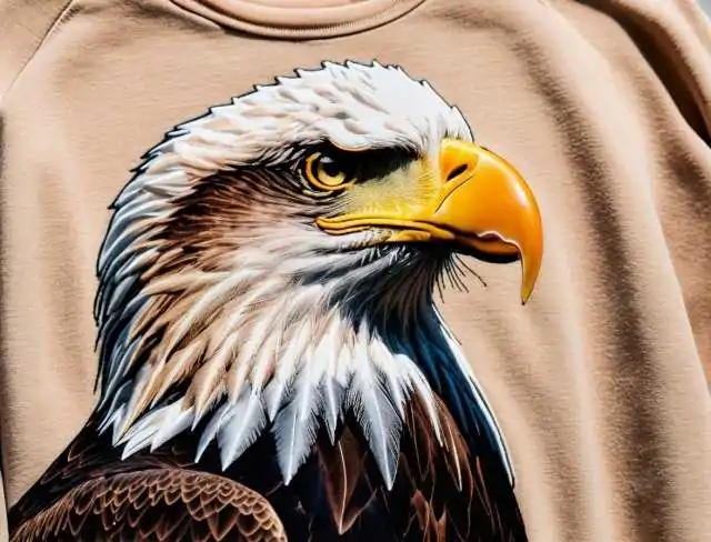 eagle feather embroidery