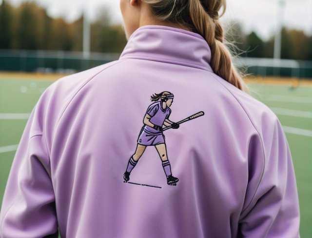 field hockey soft shell jacket embroidery