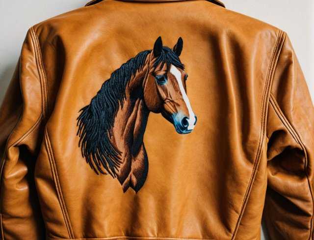 horse fur embroidery