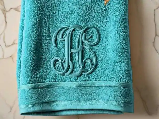 monogram embroidery resizing