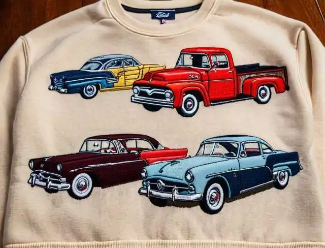 sweatshirt complex design embroidery